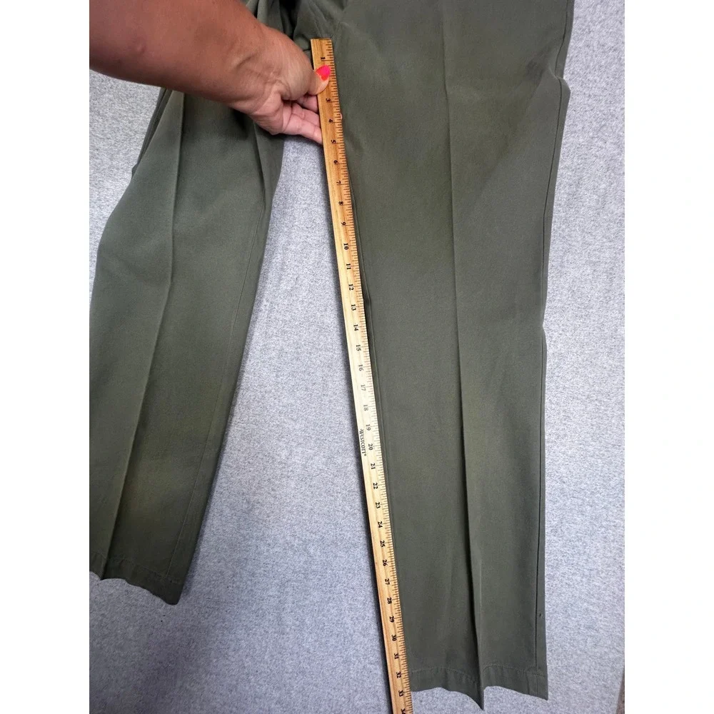 Banana Republic Gavin‎ Chino Pants Mens 32x34 Olive Green Excellent Straight Leg